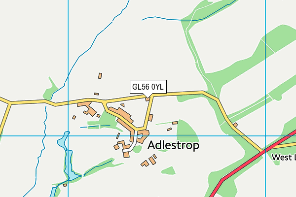 GL56 0YL map - OS VectorMap District (Ordnance Survey) GL56 0YL map - OS VectorMap District (Ordnance Survey)