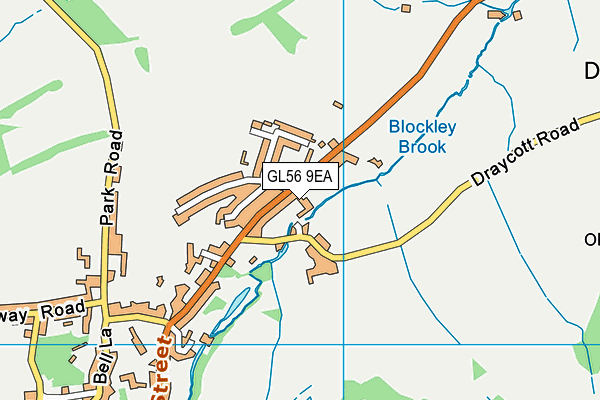 GL56 9EA map - OS VectorMap District (Ordnance Survey) GL56 9EA map - OS VectorMap District (Ordnance Survey)