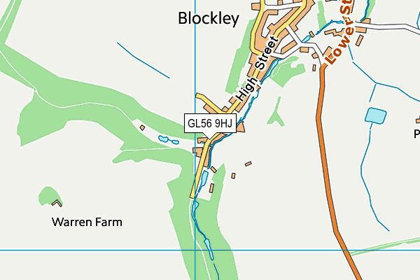 GL56 9HJ map - OS VectorMap District (Ordnance Survey) GL56 9HJ map - OS VectorMap District (Ordnance Survey)