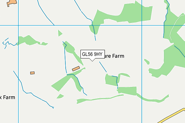 GL56 9HY map - OS VectorMap District (Ordnance Survey) GL56 9HY map - OS VectorMap District (Ordnance Survey)