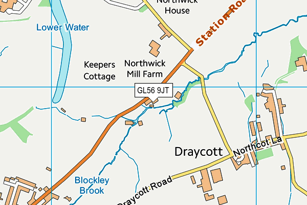 GL56 9JT map - OS VectorMap District (Ordnance Survey) GL56 9JT map - OS VectorMap District (Ordnance Survey)