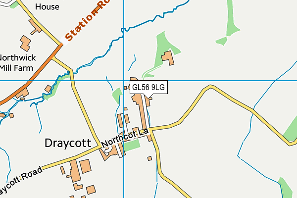 GL56 9LG map - OS VectorMap District (Ordnance Survey) GL56 9LG map - OS VectorMap District (Ordnance Survey)