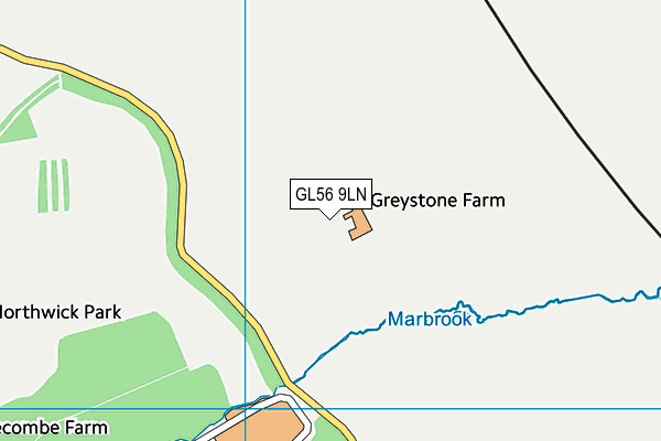 GL56 9LN map - OS VectorMap District (Ordnance Survey) GL56 9LN map - OS VectorMap District (Ordnance Survey)
