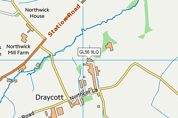 GL56 9LQ map - OS VectorMap District (Ordnance Survey) GL56 9LQ map - OS VectorMap District (Ordnance Survey)