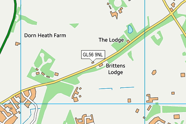 GL56 9NL map - OS VectorMap District (Ordnance Survey) GL56 9NL map - OS VectorMap District (Ordnance Survey)