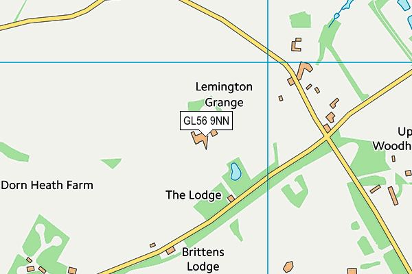 GL56 9NN map - OS VectorMap District (Ordnance Survey) GL56 9NN map - OS VectorMap District (Ordnance Survey)