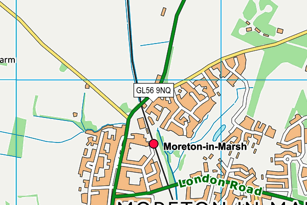 GL56 9NQ map - OS VectorMap District (Ordnance Survey) GL56 9NQ map - OS VectorMap District (Ordnance Survey)