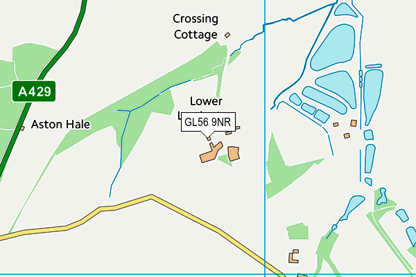 GL56 9NR map - OS VectorMap District (Ordnance Survey) GL56 9NR map - OS VectorMap District (Ordnance Survey)