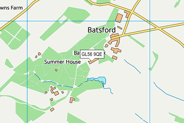 GL56 9QE map - OS VectorMap District (Ordnance Survey) GL56 9QE map - OS VectorMap District (Ordnance Survey)