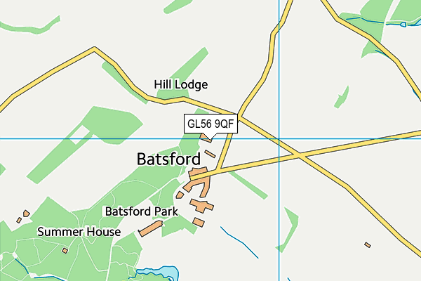 GL56 9QF map - OS VectorMap District (Ordnance Survey) GL56 9QF map - OS VectorMap District (Ordnance Survey)