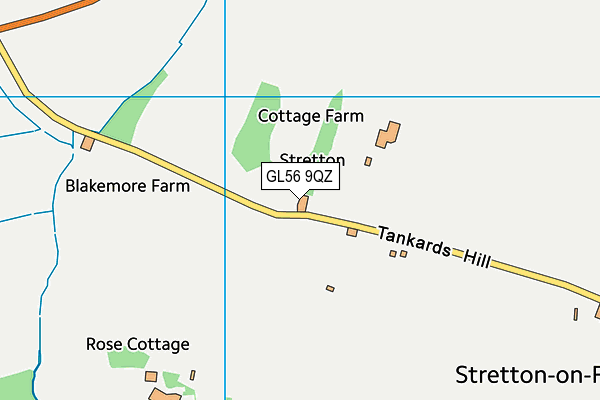 GL56 9QZ map - OS VectorMap District (Ordnance Survey) GL56 9QZ map - OS VectorMap District (Ordnance Survey)