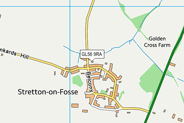 GL56 9RA map - OS VectorMap District (Ordnance Survey) GL56 9RA map - OS VectorMap District (Ordnance Survey)