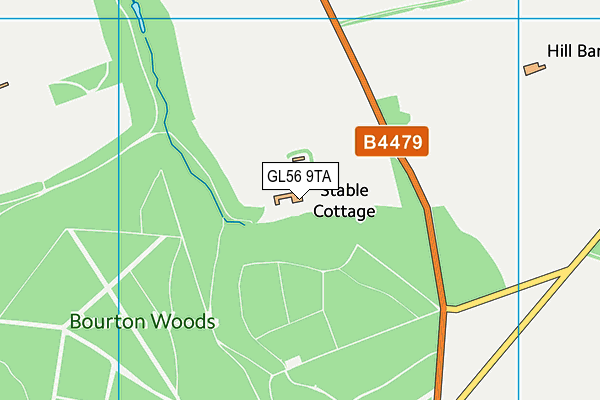 GL56 9TA map - OS VectorMap District (Ordnance Survey) GL56 9TA map - OS VectorMap District (Ordnance Survey)