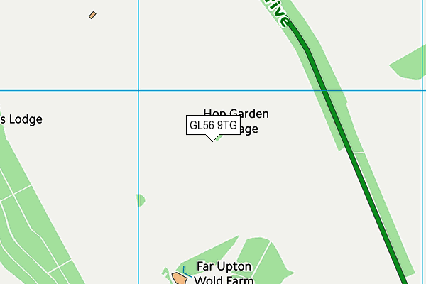 GL56 9TG map - OS VectorMap District (Ordnance Survey) GL56 9TG map - OS VectorMap District (Ordnance Survey)