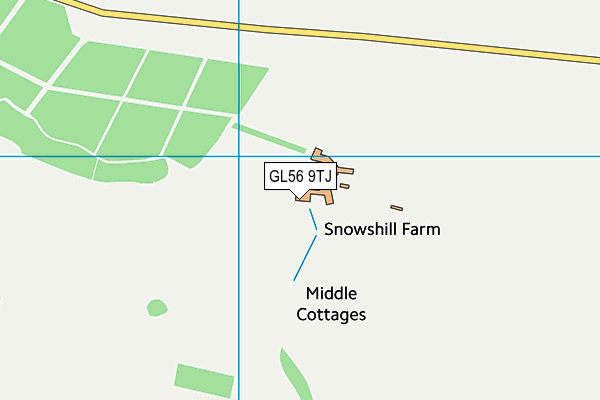 GL56 9TJ map - OS VectorMap District (Ordnance Survey) GL56 9TJ map - OS VectorMap District (Ordnance Survey)