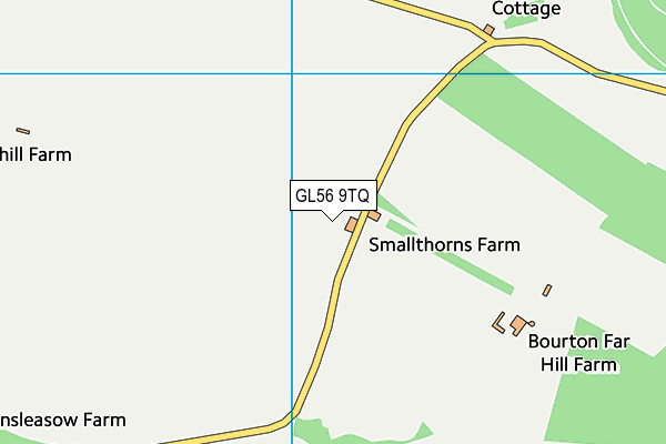 GL56 9TQ map - OS VectorMap District (Ordnance Survey) GL56 9TQ map - OS VectorMap District (Ordnance Survey)