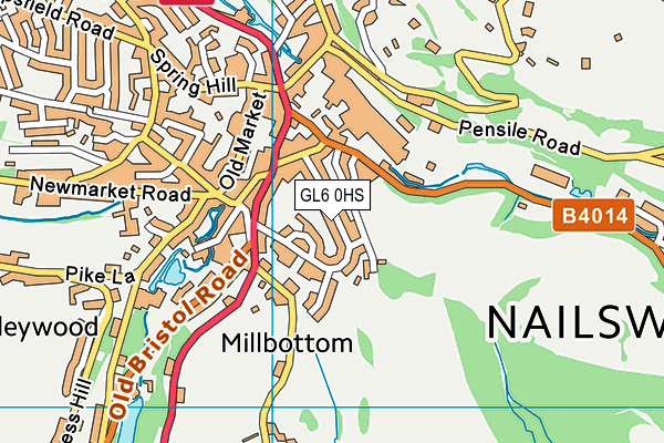 GL6 0HS map - OS VectorMap District (Ordnance Survey) GL6 0HS map - OS VectorMap District (Ordnance Survey)