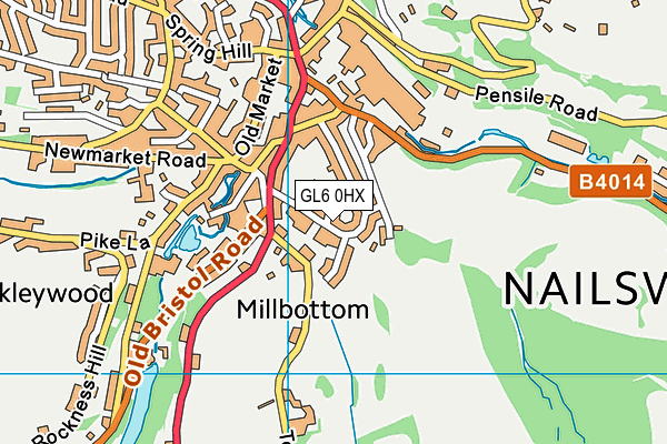 GL6 0HX map - OS VectorMap District (Ordnance Survey) GL6 0HX map - OS VectorMap District (Ordnance Survey)