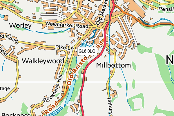 GL6 0LQ map - OS VectorMap District (Ordnance Survey) GL6 0LQ map - OS VectorMap District (Ordnance Survey)