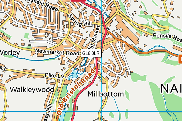 GL6 0LR map - OS VectorMap District (Ordnance Survey) GL6 0LR map - OS VectorMap District (Ordnance Survey)