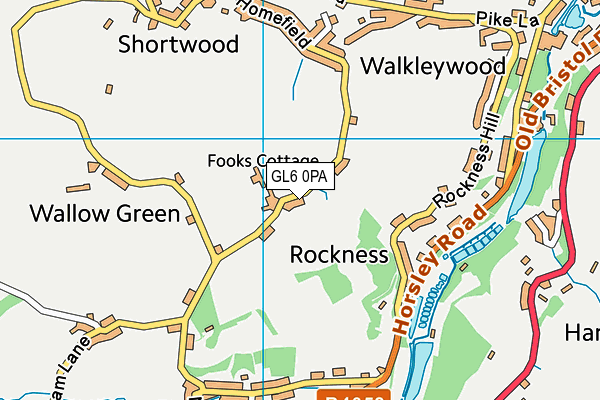 GL6 0PA map - OS VectorMap District (Ordnance Survey) GL6 0PA map - OS VectorMap District (Ordnance Survey)
