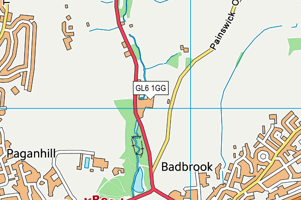 GL6 1GG map - OS VectorMap District (Ordnance Survey) GL6 1GG map - OS VectorMap District (Ordnance Survey)