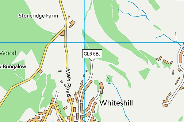 GL6 6BJ map - OS VectorMap District (Ordnance Survey) GL6 6BJ map - OS VectorMap District (Ordnance Survey)