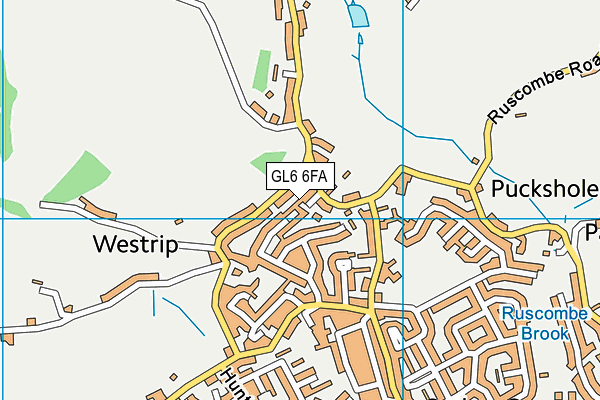 GL6 6FA map - OS VectorMap District (Ordnance Survey) GL6 6FA map - OS VectorMap District (Ordnance Survey)