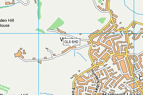 GL6 6HD map - OS VectorMap District (Ordnance Survey) GL6 6HD map - OS VectorMap District (Ordnance Survey)