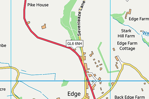 GL6 6NH map - OS VectorMap District (Ordnance Survey) GL6 6NH map - OS VectorMap District (Ordnance Survey)