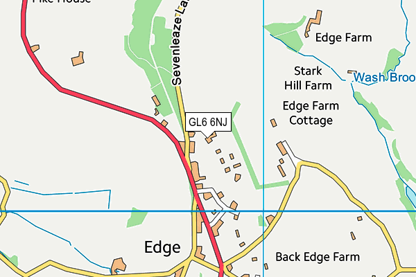 GL6 6NJ map - OS VectorMap District (Ordnance Survey) GL6 6NJ map - OS VectorMap District (Ordnance Survey)