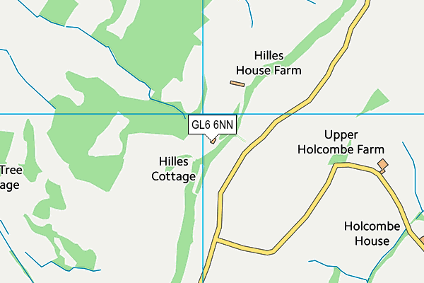 GL6 6NN map - OS VectorMap District (Ordnance Survey) GL6 6NN map - OS VectorMap District (Ordnance Survey)