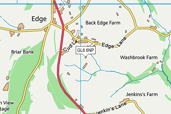 GL6 6NP map - OS VectorMap District (Ordnance Survey) GL6 6NP map - OS VectorMap District (Ordnance Survey)
