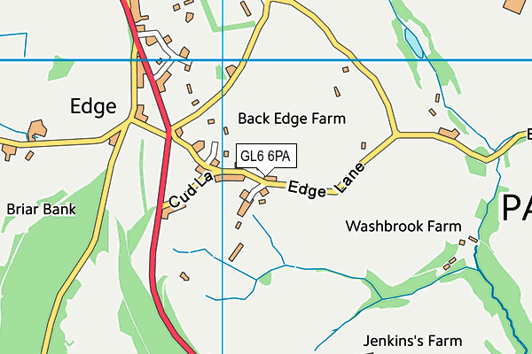 GL6 6PA map - OS VectorMap District (Ordnance Survey) GL6 6PA map - OS VectorMap District (Ordnance Survey)