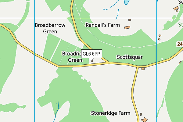 GL6 6PP map - OS VectorMap District (Ordnance Survey) GL6 6PP map - OS VectorMap District (Ordnance Survey)