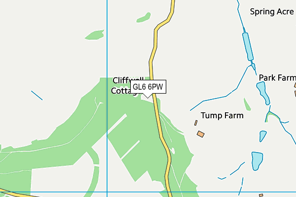 GL6 6PW map - OS VectorMap District (Ordnance Survey) GL6 6PW map - OS VectorMap District (Ordnance Survey)