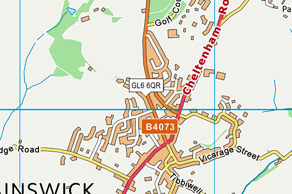 GL6 6QR map - OS VectorMap District (Ordnance Survey) GL6 6QR map - OS VectorMap District (Ordnance Survey)