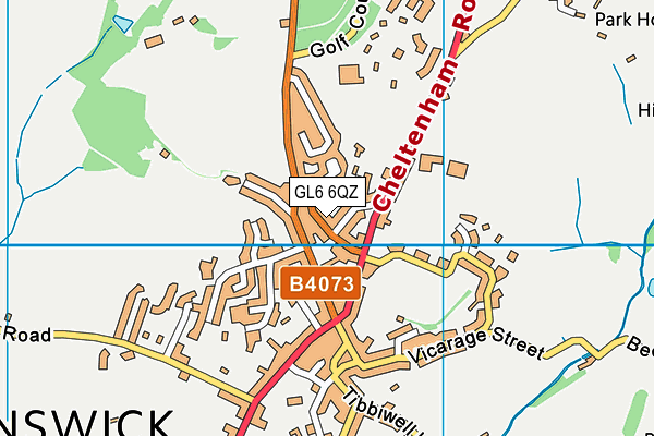 GL6 6QZ map - OS VectorMap District (Ordnance Survey) GL6 6QZ map - OS VectorMap District (Ordnance Survey)