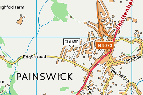 GL6 6RP map - OS VectorMap District (Ordnance Survey) GL6 6RP map - OS VectorMap District (Ordnance Survey)