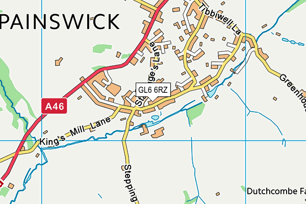 GL6 6RZ map - OS VectorMap District (Ordnance Survey) GL6 6RZ map - OS VectorMap District (Ordnance Survey)