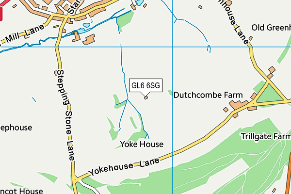 GL6 6SG map - OS VectorMap District (Ordnance Survey) GL6 6SG map - OS VectorMap District (Ordnance Survey)