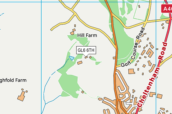 GL6 6TH map - OS VectorMap District (Ordnance Survey) GL6 6TH map - OS VectorMap District (Ordnance Survey)