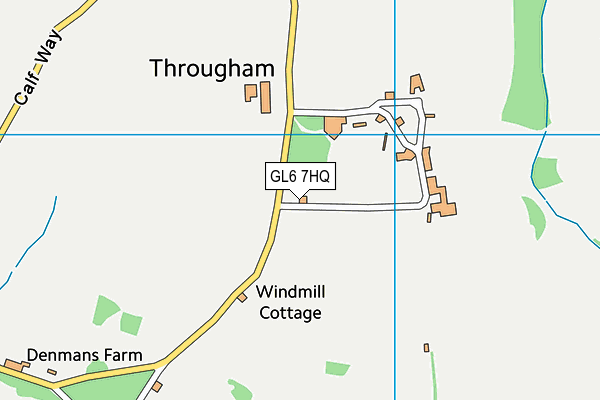 GL6 7HQ map - OS VectorMap District (Ordnance Survey) GL6 7HQ map - OS VectorMap District (Ordnance Survey)
