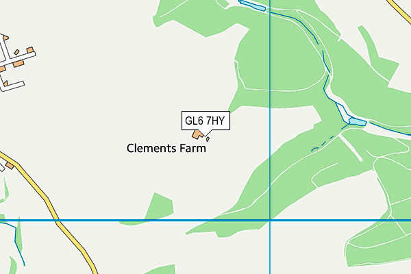 GL6 7HY map - OS VectorMap District (Ordnance Survey) GL6 7HY map - OS VectorMap District (Ordnance Survey)