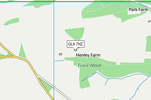 GL6 7HZ map - OS VectorMap District (Ordnance Survey) GL6 7HZ map - OS VectorMap District (Ordnance Survey)