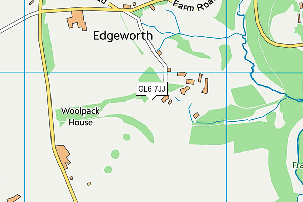 GL6 7JJ map - OS VectorMap District (Ordnance Survey) GL6 7JJ map - OS VectorMap District (Ordnance Survey)