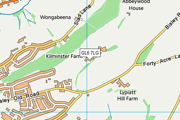 GL6 7LG map - OS VectorMap District (Ordnance Survey) GL6 7LG map - OS VectorMap District (Ordnance Survey)