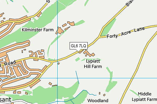 GL6 7LQ map - OS VectorMap District (Ordnance Survey) GL6 7LQ map - OS VectorMap District (Ordnance Survey)
