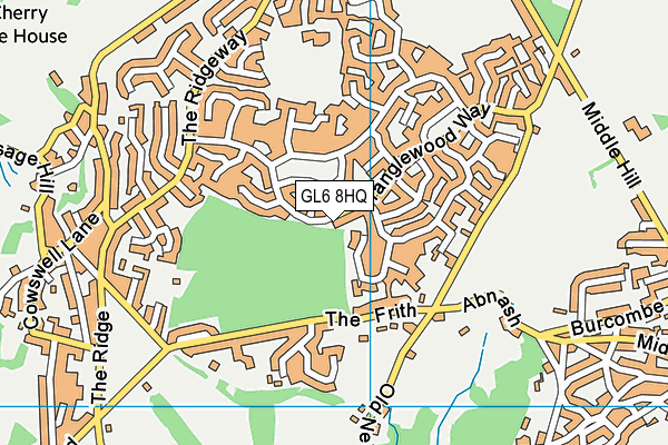 GL6 8HQ map - OS VectorMap District (Ordnance Survey) GL6 8HQ map - OS VectorMap District (Ordnance Survey)