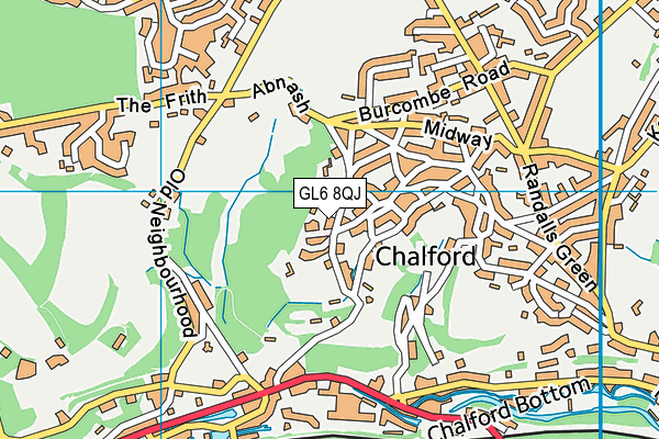 GL6 8QJ map - OS VectorMap District (Ordnance Survey) GL6 8QJ map - OS VectorMap District (Ordnance Survey)